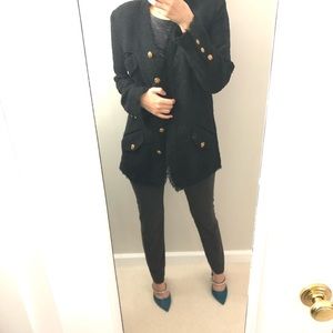 New Rachel Roy high rise ankle slim Pine striped pants